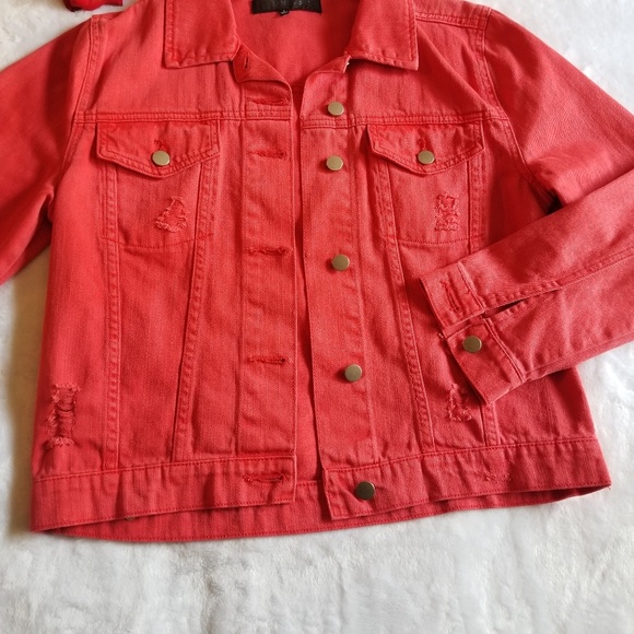 Tinsel Jackets & Coats Tinsel Distressed Denim Jacket Poshmark